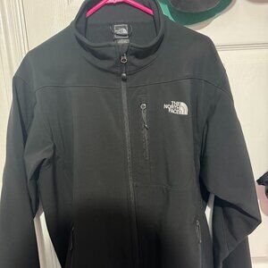 The North Face Mens Apex Soft Shell Full Zip Jacket Black